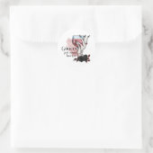 グールズジャストハローウィンおもしろい ラウンドシール (バッグ)