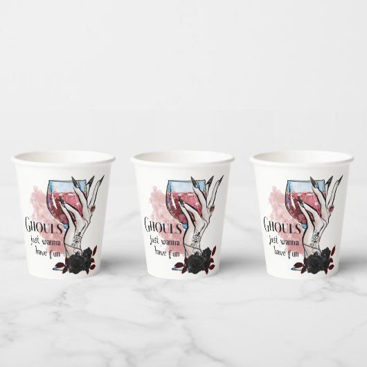 グールズジャストハローウィンおもしろい 紙コップ (複数)