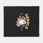 グールズジャストハローウィーンアートスロースDesおもしろい フリースブランケット (正面(横))