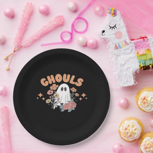 グールズジャストハローウィーンアートスロースDesおもしろい ペーパープレート (パーティー)