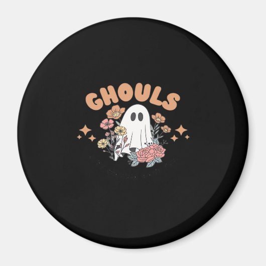 グールズジャストハローウィーンアートスロースDesおもしろい マグネット (正面)