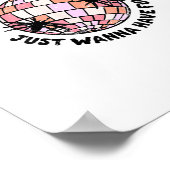 グールズジャストハローウィーングールズナイト ポスター (角)