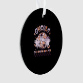 グールズジャストハローウィーンコスチュームおもしろいレトロ オーナメント (正面)