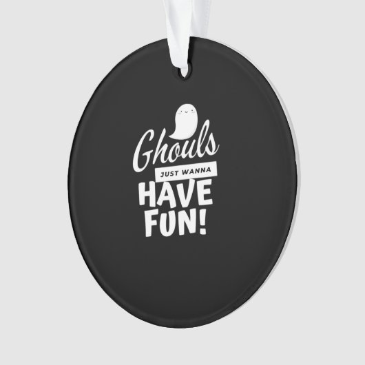 グールズジャストホーおもしろいクラシックスローガン オーナメント (正面)