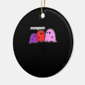 グールズジャストホーおもしろいクラシックスローガン セラミックオーナメント (左)