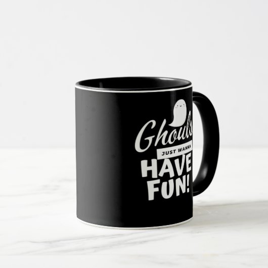 グールズジャストホーおもしろいクラシックスローガン マグカップ (正面右)