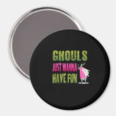 グールズジャストワンおもしろい引用文- Halloween Horro マグネット (正面/裏面)