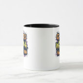 グールズジャストワンザおもしろい – ハロウィーンデザイン マグカップ (中央)