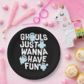 グールズジャストワントウィーンおもしろいおもしろい&ミームデザイン ペーパープレート (パーティー)