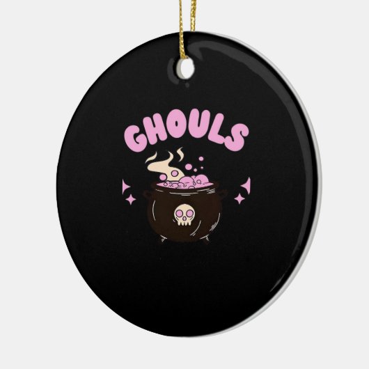 グールズジャストワントウィーンおもしろいクラシックデザイン セラミックオーナメント (左)