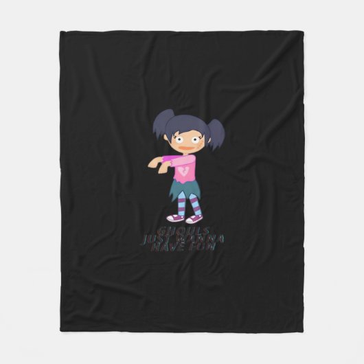 グールズジャストワントウィーンおもしろい引用文&デザイン フリースブランケット (正面)