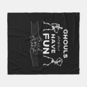 グールズジャストワントワンおもしろい秋引用文 フリースブランケット (正面(横))