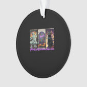 グールズジャストワンナーズおもしろいスローススタイル オーナメント (正面)