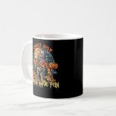 グールズジャストワンハローウィンおもしろいデザイン コーヒーマグカップ (正面左)