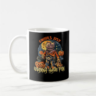 グールズジャストワンハローウィンおもしろいデザイン コーヒーマグカップ