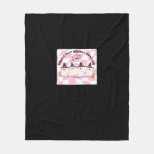 グールズジャストワンハローウィンおもしろいトレンディ フリースブランケット (正面)