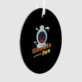 グールズジャストワンハローウィン&おもしろい引用文 オーナメント (正面)