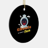 グールズジャストワンハローウィン&おもしろい引用文 セラミックオーナメント (右)