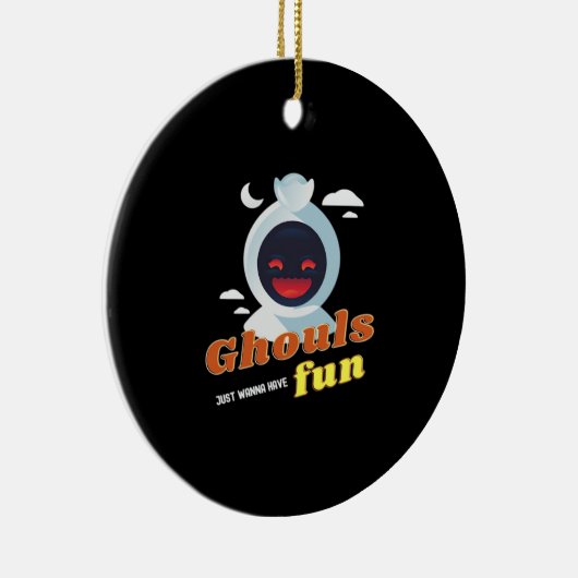 グールズジャストワンハローウィン&おもしろい引用文 セラミックオーナメント (右)