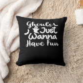 グールズジャストワンハローウィーンスロースおもしろいスタイル クッション (ブランケット)