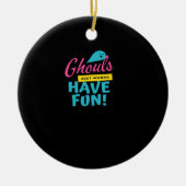 グールズジャストワンフィッティングおもしろい セラミックオーナメント (正面)