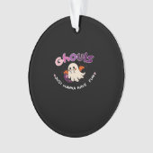 グールズジャストワンワンおもしろいスローガン引用文 オーナメント (正面)