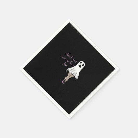 グールズジャストワンワンおもしろいスローガン引用文 スタンダードカクテルナプキン (角)