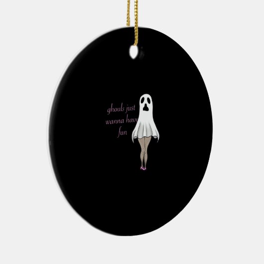 グールズジャストワンワンおもしろいスローガン引用文 セラミックオーナメント (右)