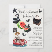 グールズワンサンサマウィーンパーティー 招待状 (正面)