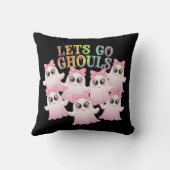 グールズ行こう – かわいい&面白いハロウィーンデザイン クッション (裏面)