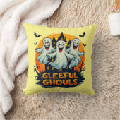 グールズ | おもしろいハロウィーン幽霊アートワーク クッション (ブランケット)