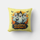 グールズ | おもしろいハロウィーン幽霊アートワーク クッション (正面)