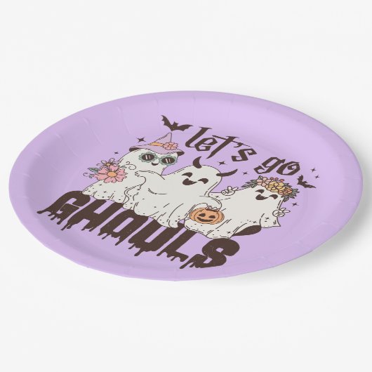 グールズ・ハロウィーンへ ペーパープレート (アングル)