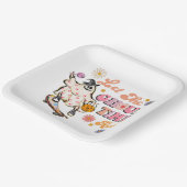 グールタイム転がレトロハロウィーン ペーパープレート (傾斜あり)