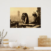 グールノートルダム，パリフランス1912ヴィンテージ ポスター (キッチン)