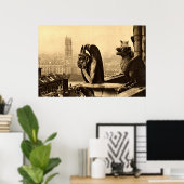 グールノートルダム，パリフランス1912ヴィンテージ ポスター (ホームオフィス)