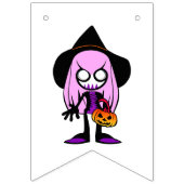 グールハロウィーンウィッチカスタムファミリー名 バンティングフラッグ (第1の旗)