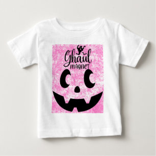 グールマグネットハロウィンカワイイ不気味&ジャックオットシャツ ベビーTシャツ