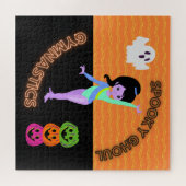 グール不気味体操モンスターギムナストハロウィーン ジグソーパズル (横)