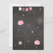 グール幽霊ハロウィーンベビーシャワー 招待状 (裏面)