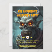 グール モンスター 民俗学 モンスター 大人 ハロウィン 招待状 (正面)