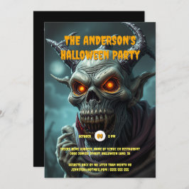 グール モンスター 民俗学 モンスター 大人 ハロウィン 招待状