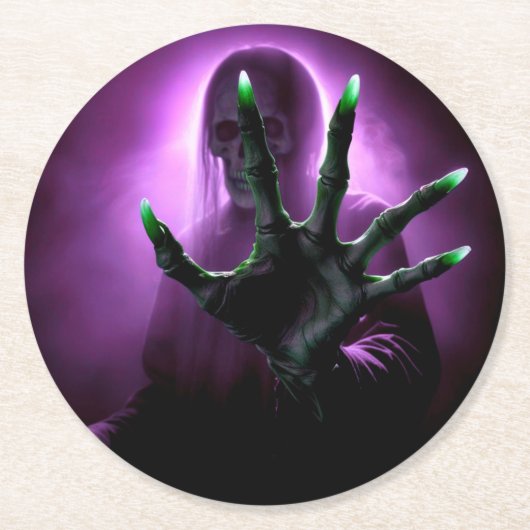 グー不気味ル！コースター ラウンドペーパーコースター (正面)