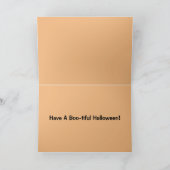 グー市松模様にリーズハロウィーングリーティングカード カード (内部)