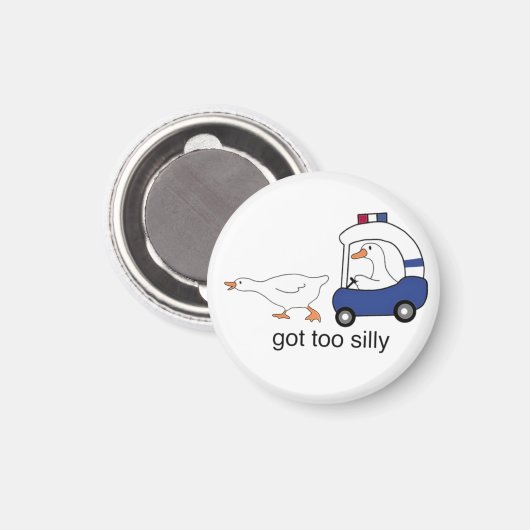 グー得ス間抜けの警察のユーモア マグネット (正面/裏面)