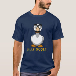 グー間抜けス・グルーチョ・グラス・グース・オン・ザ・ルース・シル Tシャツ