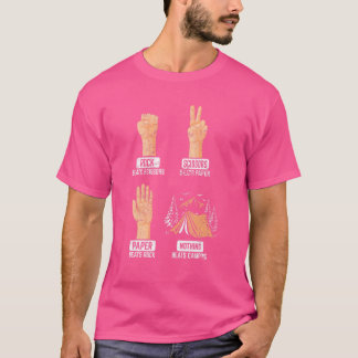 グー・チョキ・パー キャンプに勝るものなし キャンプ Tシャツ