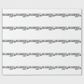 グ保ロンドホッグの日 ラッピングペーパー (フラット)