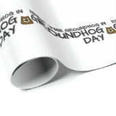 グ保ロンドホッグの日 ラッピングペーパー (ロールコーナー)