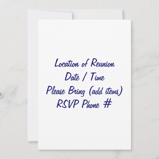 グ後を追ループ·トゥ·ファミリー懇親会 招待状 (裏面)